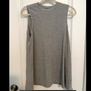 Gray High Neck Tunic by Hannah